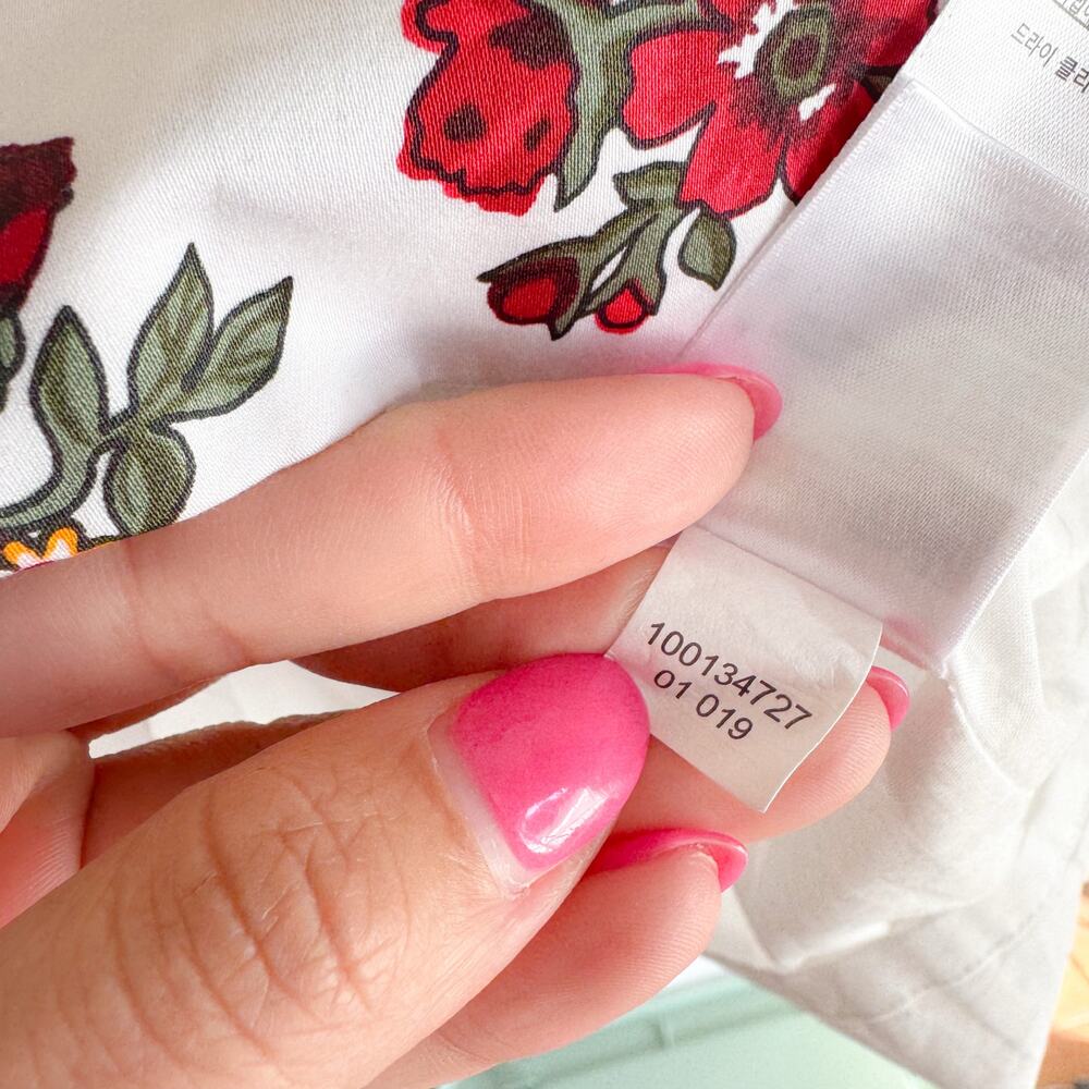 Brooks Brothers Red Fleece White + Red Floral Print Sleeveless Mini Dress 6 - Picture 7 of 9